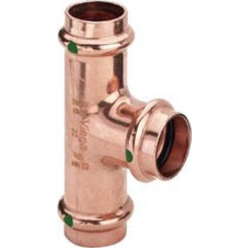VIEGA Profipress tee 15 mm af kobber med SC-Contur