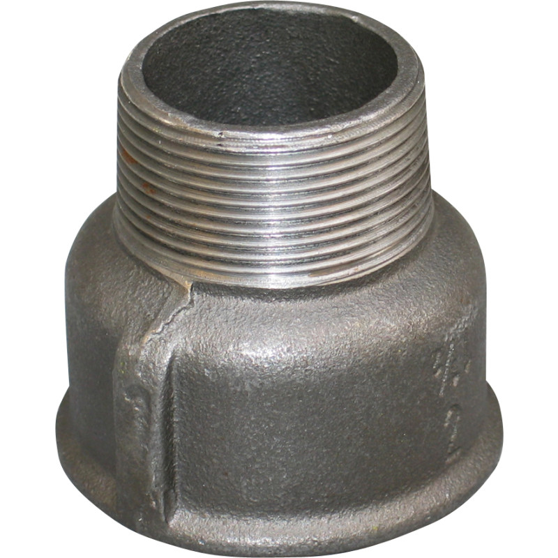 Georg Fischer spidsmuffe sort 1.1/4 - 1'' muffe - nippel