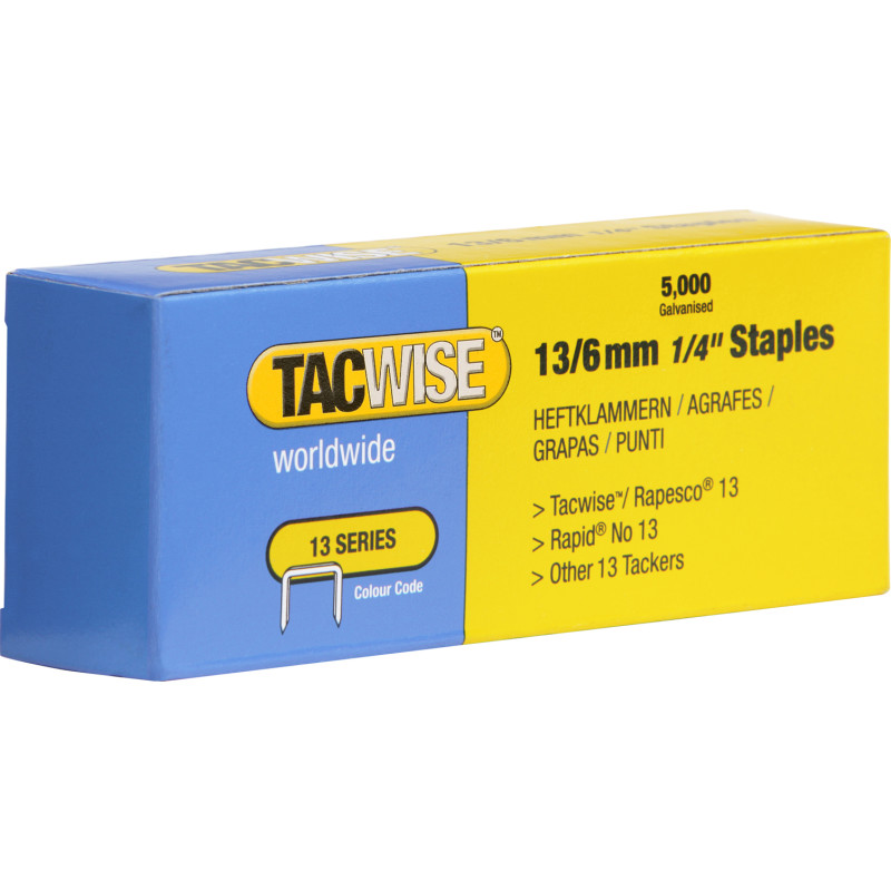 Tacwise hæfteklammer 13/6mm - 5000stk