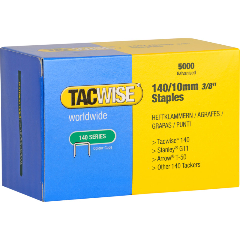 Tacwise hæfteklammer 140/10mm - 5000stk