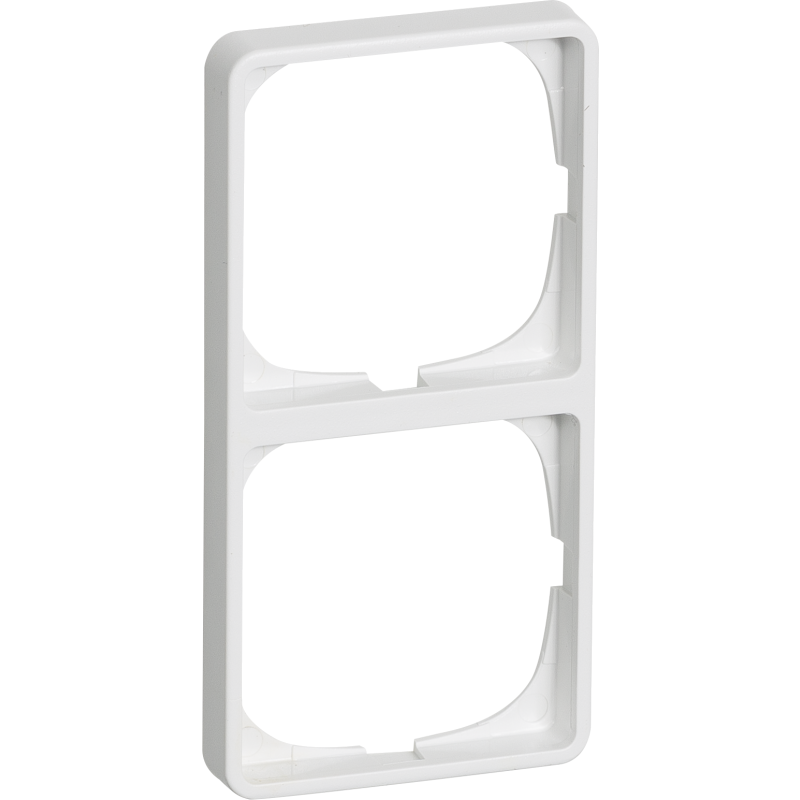 LK Fuga ramme Baseline 50, 2x1 modul, hvid