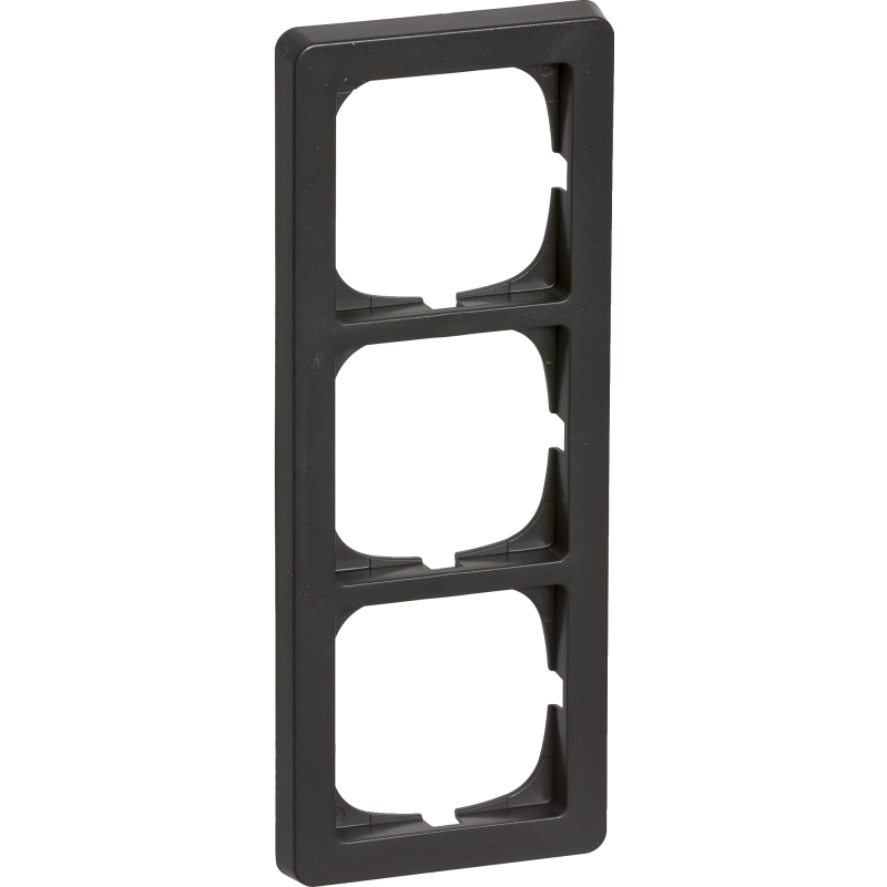 LK Fuga ramme Baseline 63, 3x1 modul, koksgrå