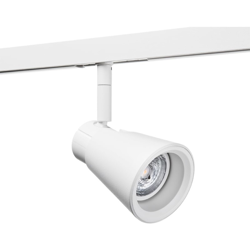 SG Zip Zoom 1F skinnespot, justerbar hvid, hvid
