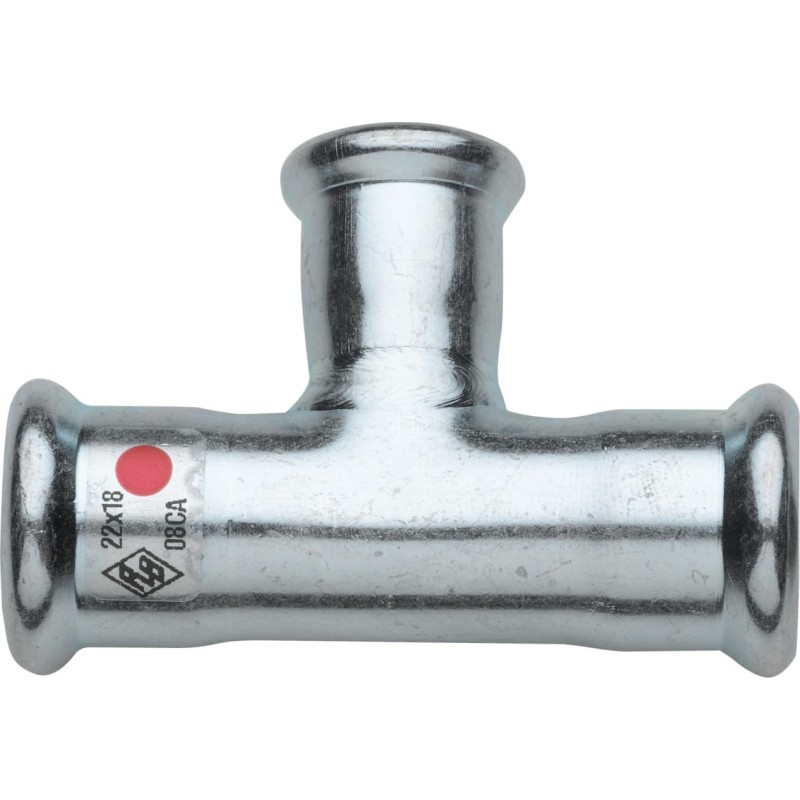 Turbo Steel tee, 22 x 18 x 22 mm