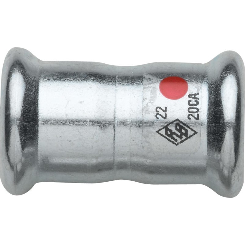 Turbo Steel dobbeltmuffe, 15 mm