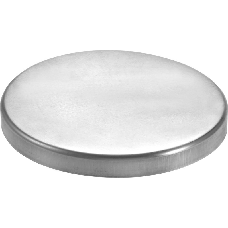 Vmzinc brøndkrave, Ø116 mm, uden hul, zink