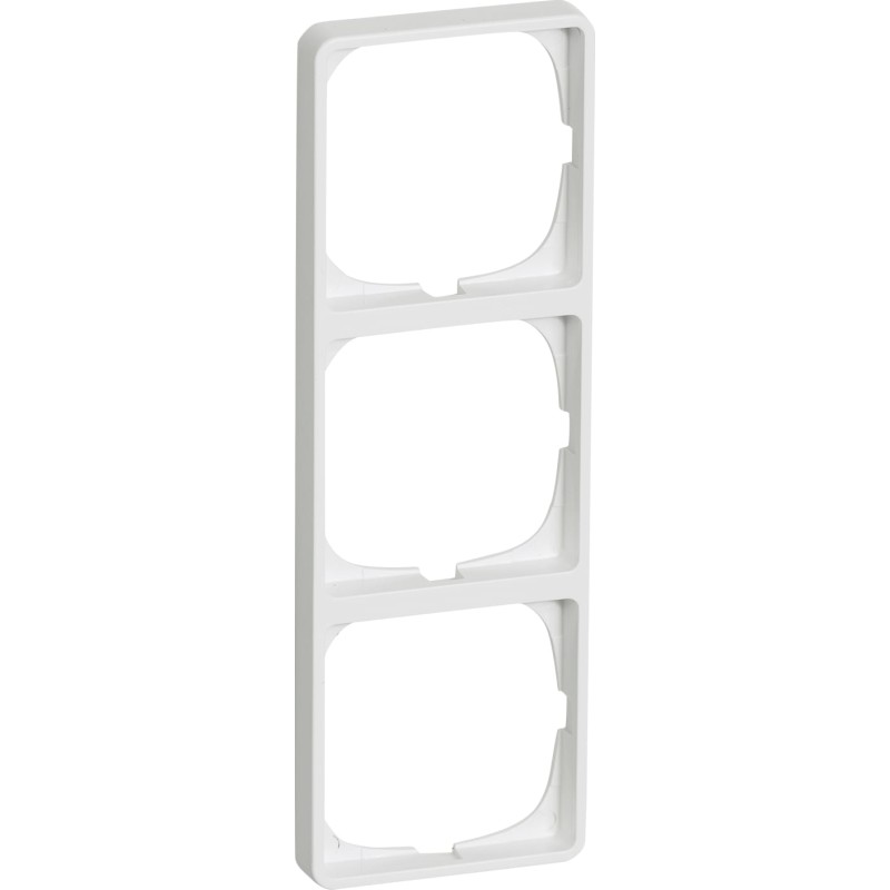LK FUGA ramme Baseline 50 3 modul, Hvid, AAK500D6830