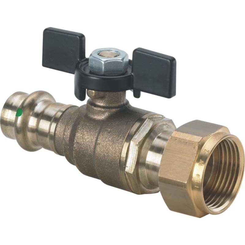 Viega Easytop kulventil, tappvatten, värme, 15 mm x 3/4"