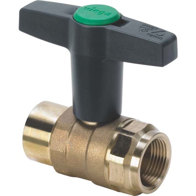 Viega Easytop kulventil, tappvatten, värme, 2"