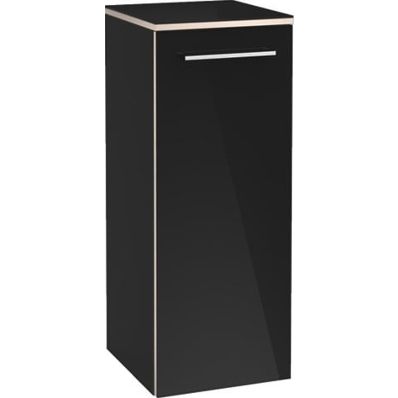 Villeroy & Boch Avento A895 väggskåp, 34,8x88,8 cm, höger, svart