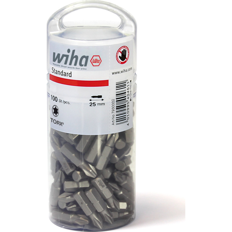 Wiha bits, torx 20, 100 st