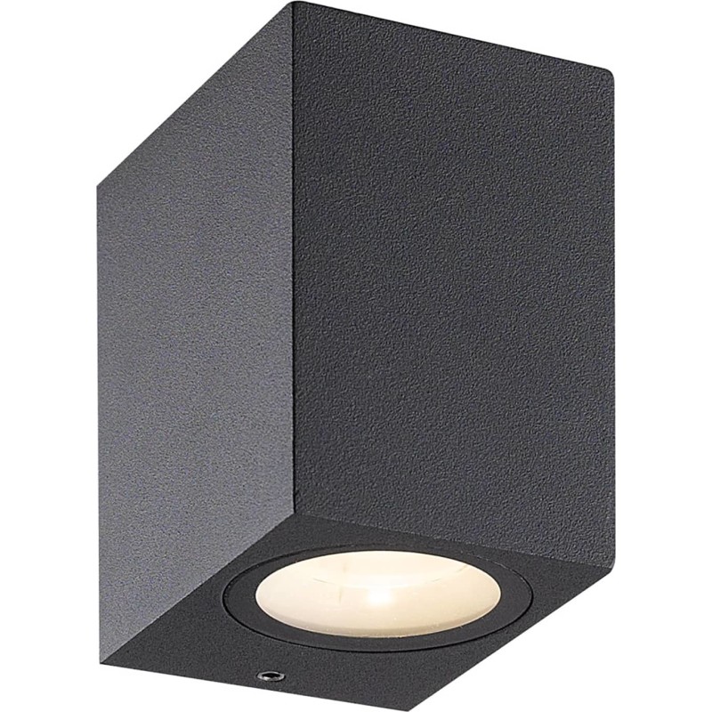Nordtronic 4002 Alba 230V udendørs væglampe, 8W LED 3000K, grafitgrå