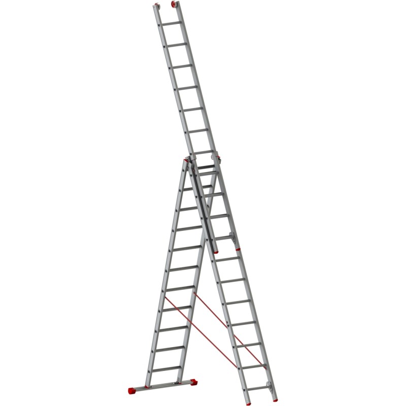 Jumbo super proff combistige 3-delt 7,1 meter - 3x11 trin