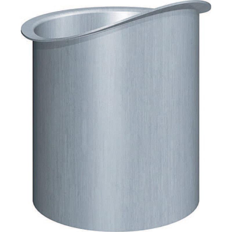 Rheinzink Tudstykke 333/76mm 1/4-rund. CLASSIC walzblank - Tages ikke retur -