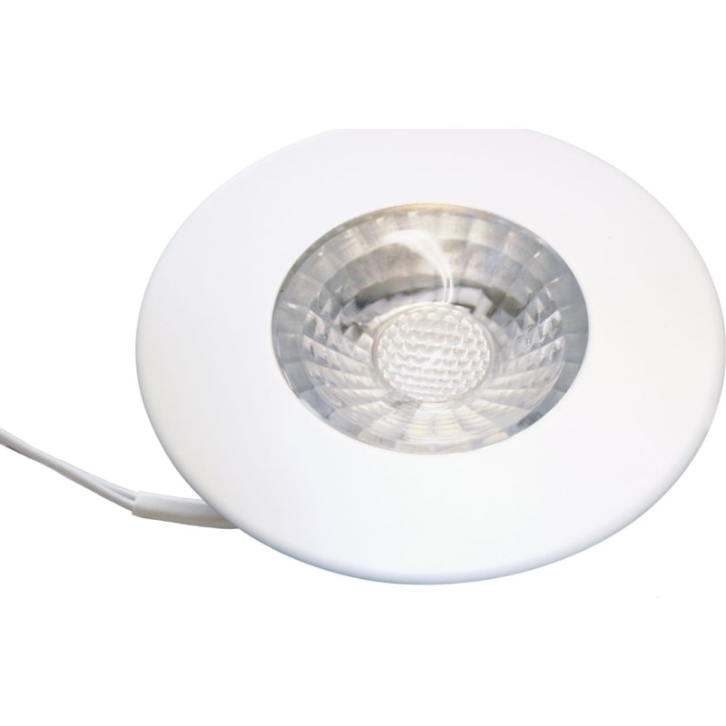 Nordtronic Gabriella 12 mm indbygningsspot i mat hvid