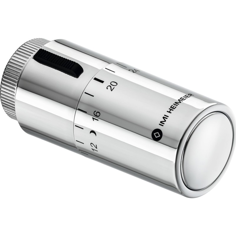 IMI Halo radiatortermostat, M30 ventiltilslutning,  0-28°C, krom