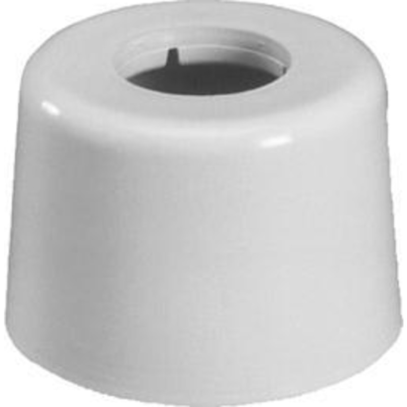32 mm Hvid roset høj
