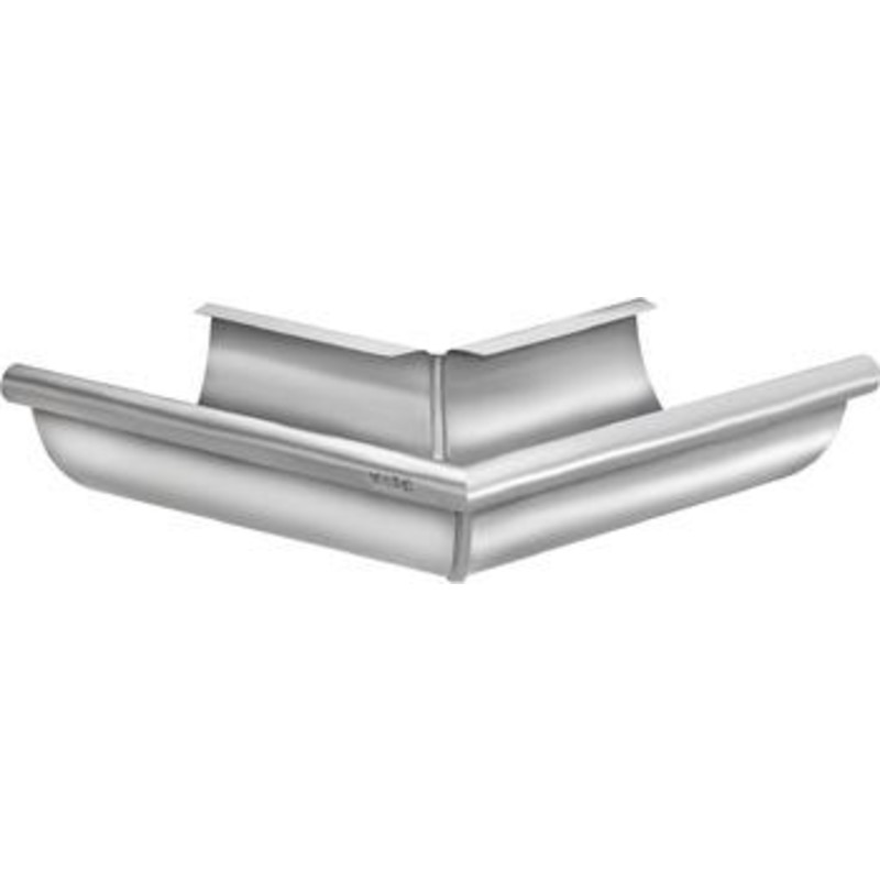 VMzinc udvendig gering nr. 12, 333 mm, til halvrund tagrende, falset, zink