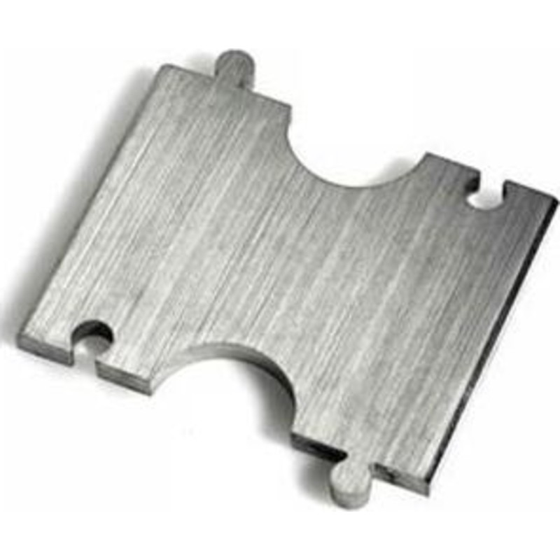 Click One Two mellemstykke, børstet rustfrit stål, 1/2" x 40 mm