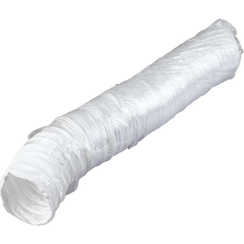 Flexslange, 102 mm, lngde 1,5 meter, hvid