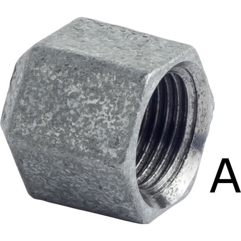 Georg Fischer slutmuffe galvaniseret 3''