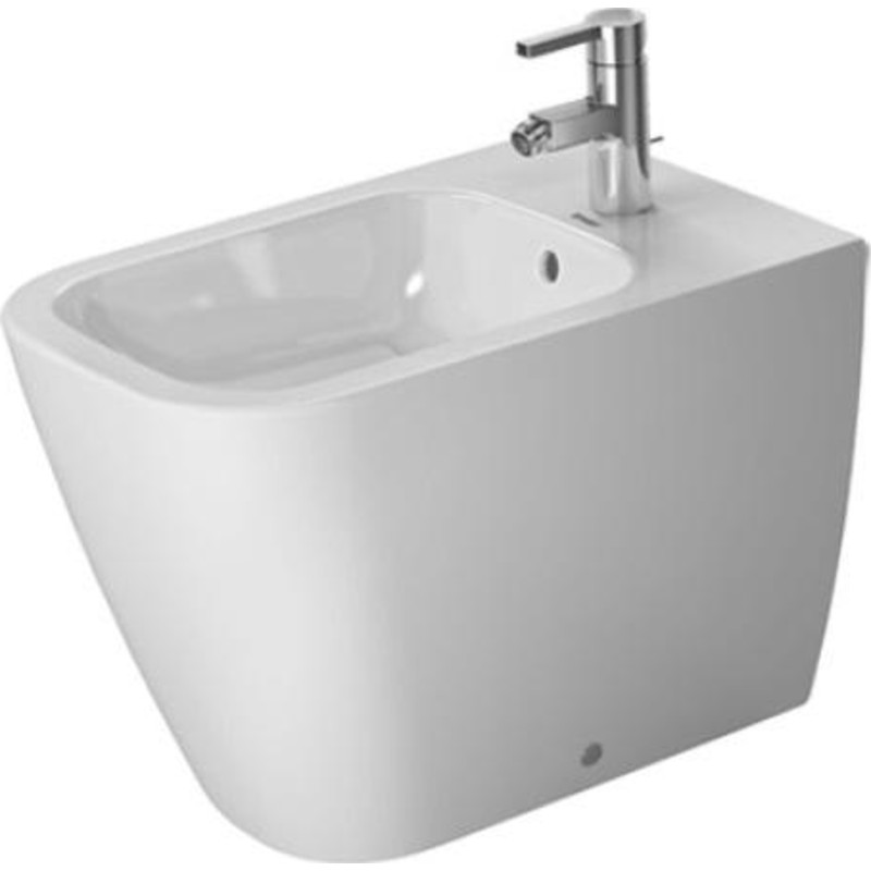 Duravit Happy D.2 bidé, golvstående, rengöringsvänlig, vit
