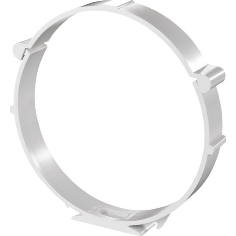 Rørholder til É100 mm ventilationsrør (2 stk), hvid