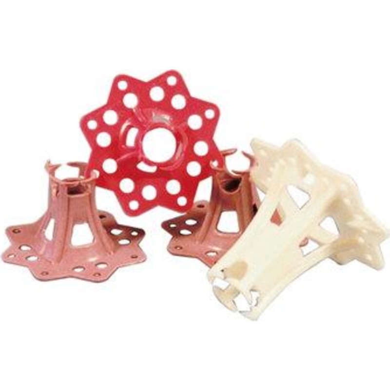 200 st Plastdistans för mjuk mark, 50/60 mm