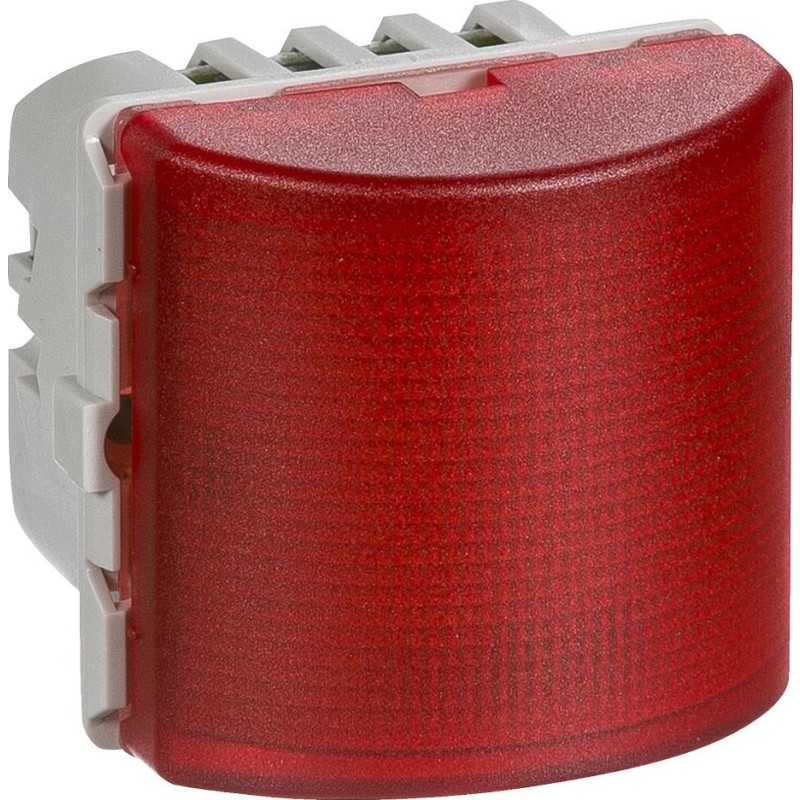 LK FUGA, Signallampe med LED pre (blink eller konstant lys), 230Vac, 1 modul, rd - Lauritz Knudsen