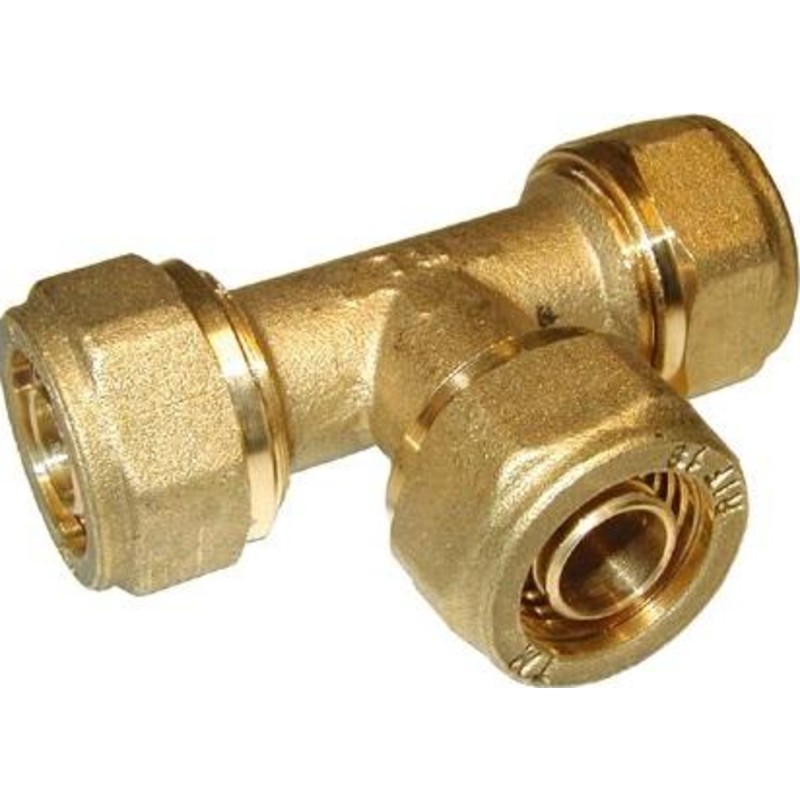 PEX T-stykke, 16 mm, PN 10