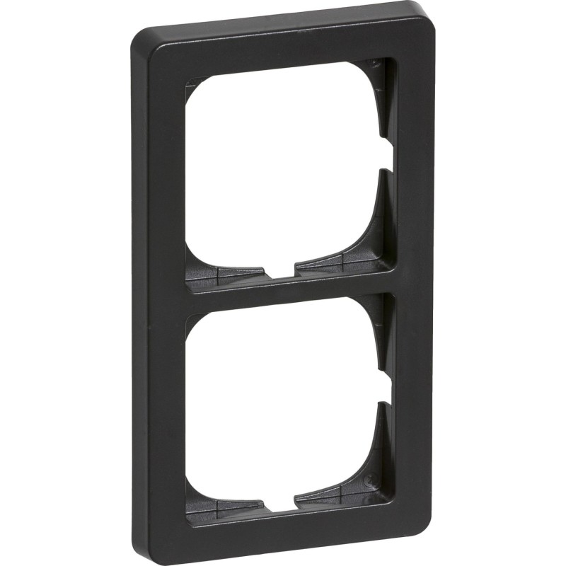 LK Fuga Baseline 63 ramme, 2x1 modul, koksgrå