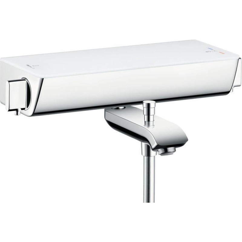 Hansgrohe Ecostat Select kararmatur, krom/hvid glas