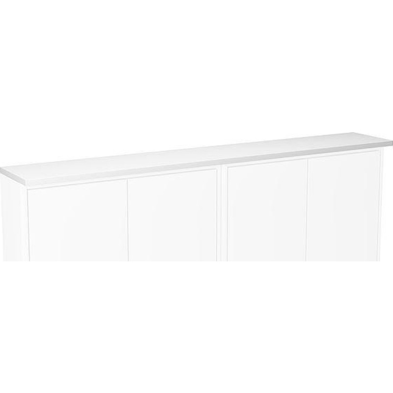 Gustavsberg Graphic toppskiva med belysning, 120x20 cm, vit