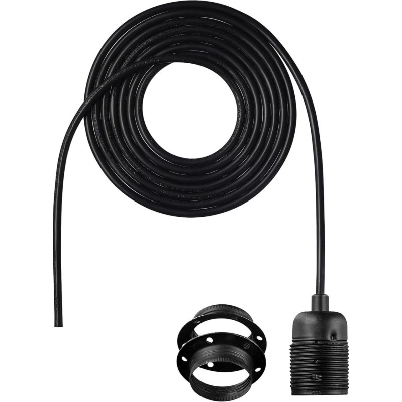 Nielsen P5 pendelupphäng, 3 m, mattsvart