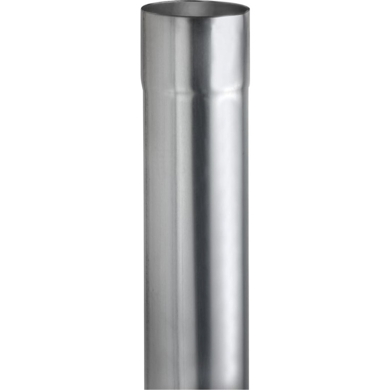 VMZINC nedløbsrør, ZINK NATUR - 76 x 0,7 x 3000 mm
