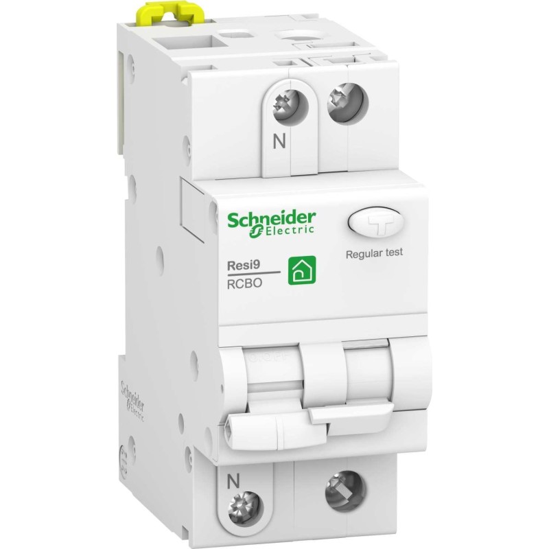 SCHNEIDER ELECTRIC Kombiafbryder - RCBO 13A Udløserstrøm 30mA, C karakteristik, type A, 1 polet + nul, bredde 36 mm