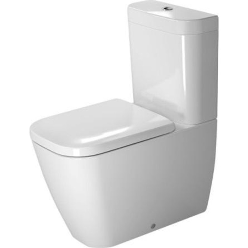 Duravit Happy D.2 toilet med P-lås, hvid