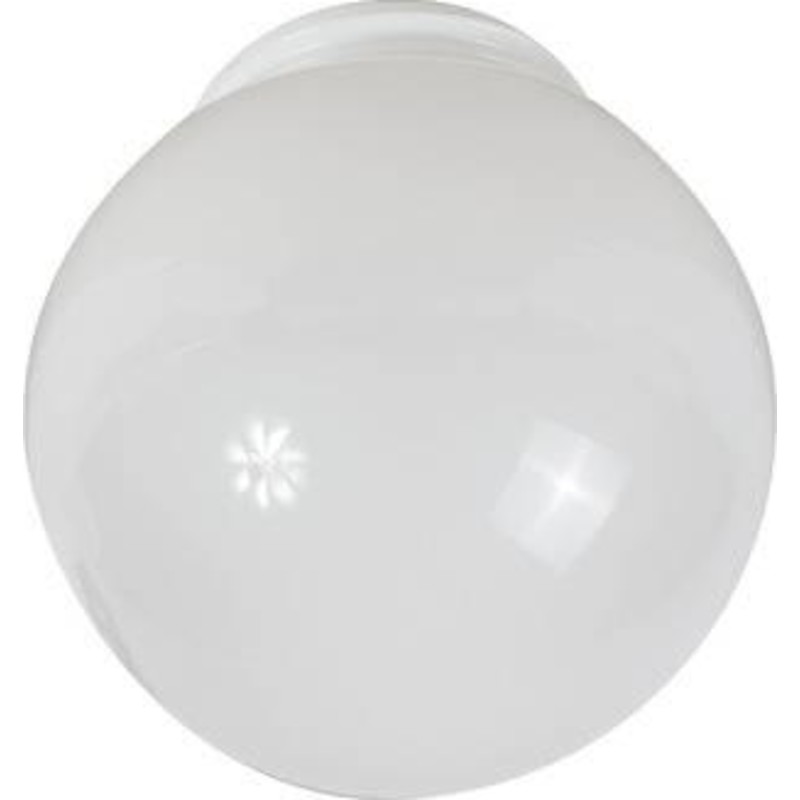 Glaskuppel Ø150 mm i opal hvid