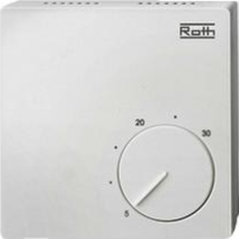 Roth Touchline BL trådbunden rumstermostat, vit