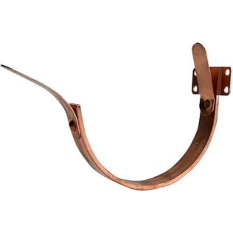 Konsoljern 12" til halvrund tagrende, 333 mm, kobber