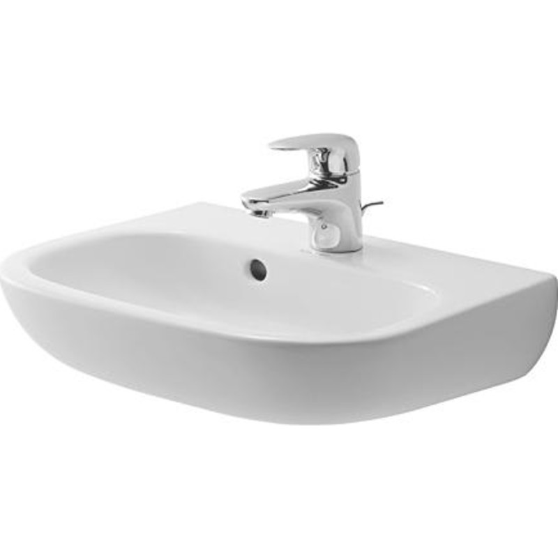 Duravit D-Code tvättställ, 45x34 cm, vit