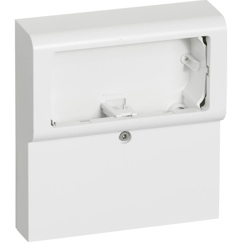 LK FUGA - Softline vandret panelunderlag uden midtersprosse, 1x2 modul, hvid