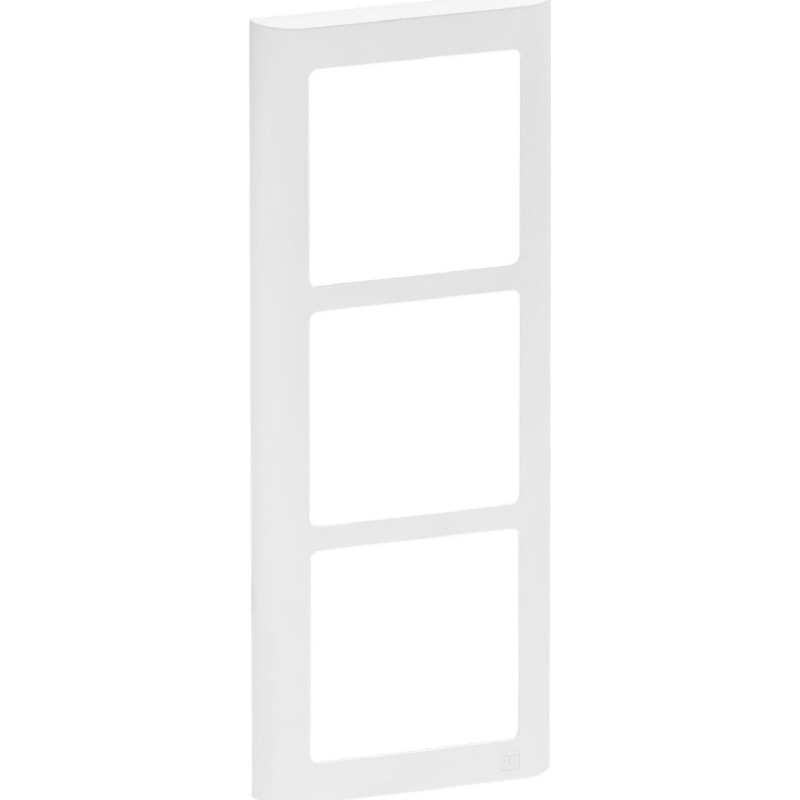 LK FUGA SOFT designramme Lodret 3 modul, Hvid, AAK560D6030