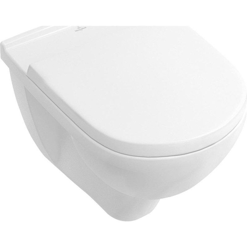 Villeroy & Boch O.Novo v&auml;ggh&auml;ngd toalett, utan spolkant, vit