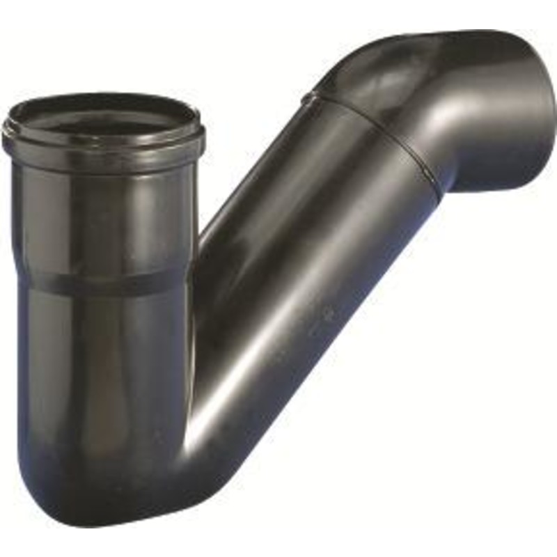 Purus Maxiflex P-vandlås, Ø110 mm, 88°, sort