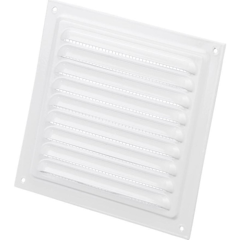 Jalousirist med insektnet, 150x150 mm, hvid - Duka