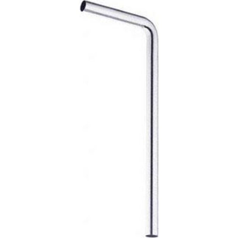 Anslutningsrör, Ø40 mm, 220x580 mm, krom