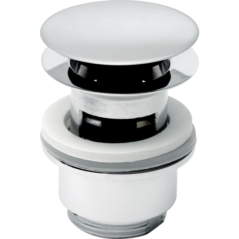 Damixa bottenventil, push-open, krom