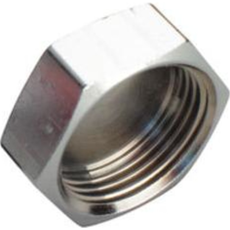Mässing huv, krom, 3/4"