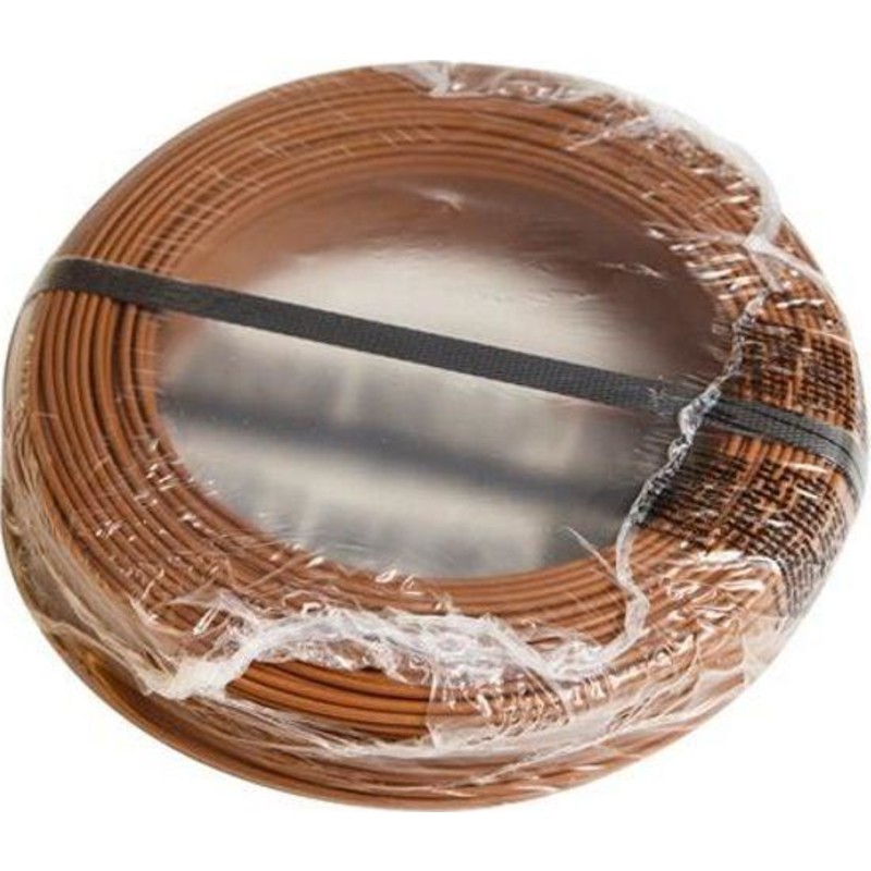 100 meter Installationsledning PVL 1×2,5 mm² i brun